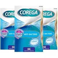 Corega 3x Reinigingstabletten Anti-bacterie 66 stuks
