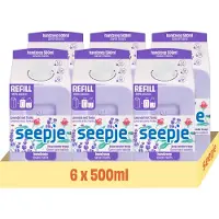 Seepje Handzeep Refill Pak Lavendel - 6 x 500 ml - Voordeelverpakking