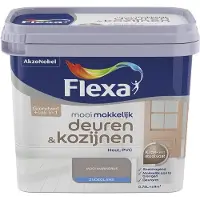 Flexa Mooi Makkelijk Deuren en Kozijnen - Zijdeglans Mooi Warmgrijs 0.75L