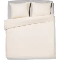 HEMA Dekbedovertrek 240x200/220cm zacht katoen beige (beige)