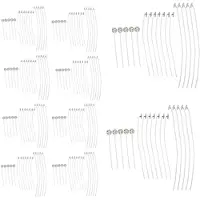 Jojomino 600Pcs Low Smoke Natural Candle Wick with Wax Pre-Wax Wick, Candle Making Kit