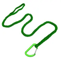 Semoic 2-pack kajakpeddellijn, boardlijn, vislijn met karabijnhaak, kajakaccessoires, groen
