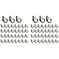 Jojomino 116 Pieces Wall Mounted Hook, Small Coat Hooks, Single Hanger for Hanging Coffee Cups, Kitchen Towel Bronze