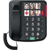 Protectly Telefoon Senioren Vaste met SOS Noodknop en Grote Fototoetsen