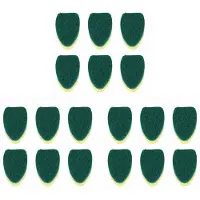 Jojomino 18 Pack Schotel Wand Vullingen Sponskoppen, Schotel Wand Borstel Vervangende Spons Schotel Wands Pads voor Keuken Reinigingsborstel