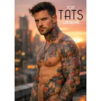 CalendarsRUs Tattoo Men A3 Kalender 2027