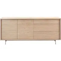 Pronto Wonen Dressoir Famosa - Melamine - Bruin - 179.8 cm breed -