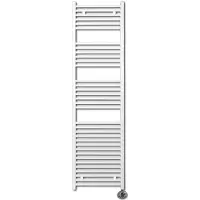 Sanicare Lumara Carini elektrische HV+ radiator 170x50cm mat wit met thermostaat rechts chroom