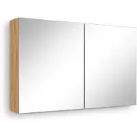 Sanicare Qlassics spiegelkast 60cm met spiegeldeur links divera oak
