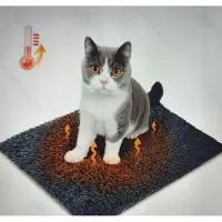 Nobleza Honden- en Kattenmand Grijs 115x70 cm - Zelfverwarmend