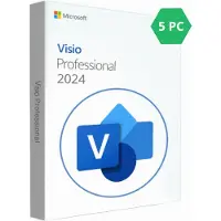 Office-keys.nl Microsoft Visio 2024 Professional - 5 Gebruikers