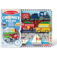 Melissa & Doug – Houten puzzel – Voertuigen