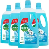 Dettol 4x Allesreiniger Power & Fresh Katoenfris 1 liter