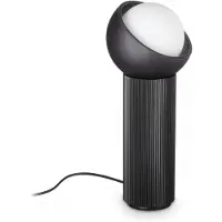 Ideal Lux Tafellamp Bloom, zwart, Woon-/ Eetkamer, metaal, Modern, Tafellamp