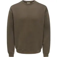 Only & Sons Sweatshirt 'LARRY ' grijs