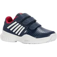 K-Swiss Tennisschoen K Swiss Kids Court Express Strap Omni Opal White Lollipop-Schoenmaat 28