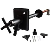 Technim Comfort Line Gevelkraan Deluxe 15 x 1/2" Vorstvrij - Zwart