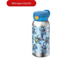 Mepal Campus RVS drinkfles met flipdop 600 ml - Stitch