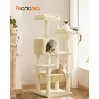 Famanu krattenrek met twee plateaus - 55L x 45B x 143H cm