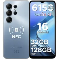 Doogee Note56X Pro Smartphone, Android 16, 6,56" scherm met 90Hz, 6150mAh batterij, 32GB+128GB opslag, 4G, 13MP camera, NFC, vingerafdruksensor, OTG, zonder abonnement
