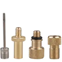 Tlily 4 Pack Fiets Ventiel Adapter Fiets Buis Ventiel Adapter Sv Av Dv Fietspomp Bal Pomp Naald Inflator Accessoires