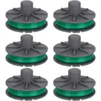OEM Vervangende spoelen, 4,3 meter lang, diameter 2 mm (6 stuks)