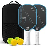 TAUOH Pickleball Racketset - T700 Professioneel Racket van Wedstrijdkwaliteit, Blauw
