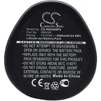 Cameron Sino AEG L1215R / L1220 / L1230 accu (12 V, 2000 mAh, Li-ion, huismerk)
