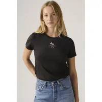 Levi's Lse The Perfect Tee Lsecactus Flower Bw Maat: L | Tops Outlet | Dames | Zwart