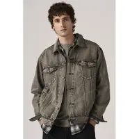 Levi's Relaxed Type Iii Trucker Jacket Maat: XL | Spijkerjassen Outlet | Heren | Grijs