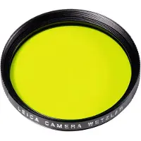 Leica 13073 Filter Yellow E49 zwart