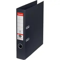 Esselte No. 1 Ordner A4 - Rugbreedte van 50mm - 100% Gerecycled Karton - Zwart