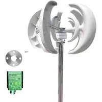 OEM Windturbine, verticale as, stille werking, met hybride besturing, 3000W, 12V