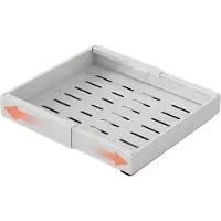 OEM Kastorganizer, verstelbare breedte, eenvoudige installatie, zwart