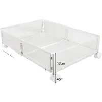 OEM Opbergbox, inklapbaar design, eenvoudig te verplaatsen, wit