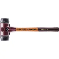 HALDER Kunststofhamer | lengte 350 mm hoofd-d. 50 mm | middelhard hout | rubber zwart | 1 stuk - 3002.050