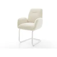 DELIFE Sledemodel Zoa-Flex teddy beige sledemodel vlak wit pocketveer kern
