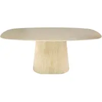 Nest of Nora Eettafel deens ovaal 180 cm - Keramiek travertin