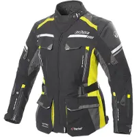 Büse Highland Pro Textieljas Voor Dames Zwart/Neongeel 46 Dames
