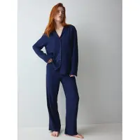 Triumph Pyjama 'Amourette' donkerblauw