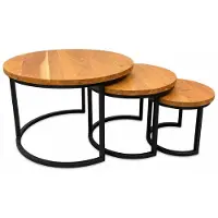 WGXL Collection Salonset 3-delig - Acaciahout- Rond -