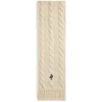 Ralph Lauren Sjaal crème / navy / chocoladebruin