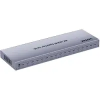 UNITEK V1137AGY01-EU, HDMI, 16x HDMI, 1.4b, 3840 x 2160 pixels, grijs, metaal