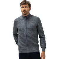 State of Art Cardigan Zip Grey | Antraciet | Maat XL