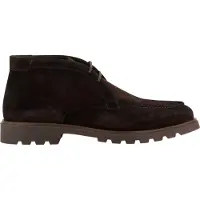Giorgio Armani veterschoenen donkerbruin met grof geribbelde rubberzool