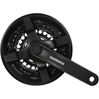 Shimano Crankstel 6/7/8 speed Tourney FC-TY301 met 150mm crankarm 42 x 34 x 24T - zwart