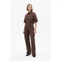 Baum und pferdgarten Majsa Shirt Creme Brown Pinstripe Maat: 34 | Spijkerjassen Outlet | Dames | Bruin