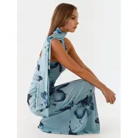 Hiccups for Kids Strapless Gedrukt Bodycon Maxijurk