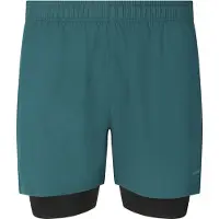 Endurance - Kros 2-in-1 Shorts - Hardloopshort L, blauw/turkoois