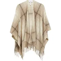 Comma Cape beige / crème / camel / donkerbruin